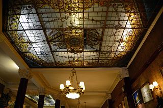 05 Decorative Ceiling At Cafe Tortoni On Avenida de Mayo Avenue Buenos Aires